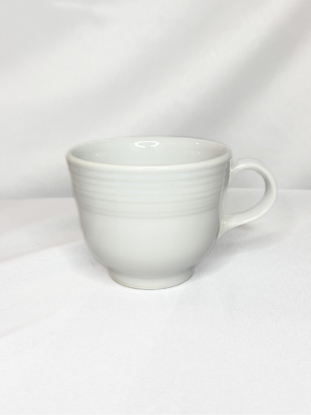 Fiestaware White Ceramic Tea Cup